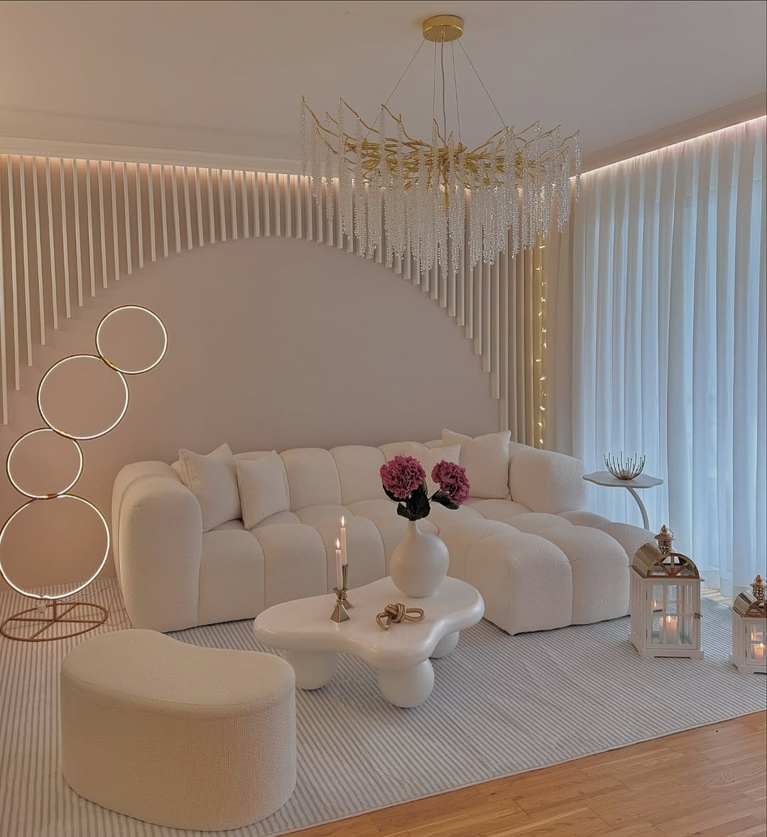 Gold Branch Chandelier