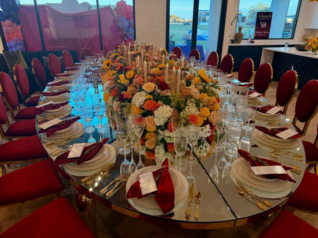 Gold Mirror Table