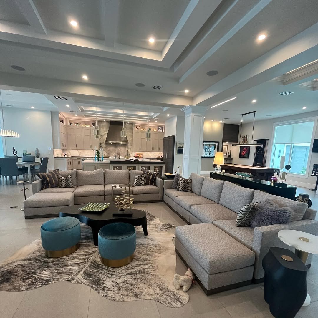 Great Room With Two Sofas