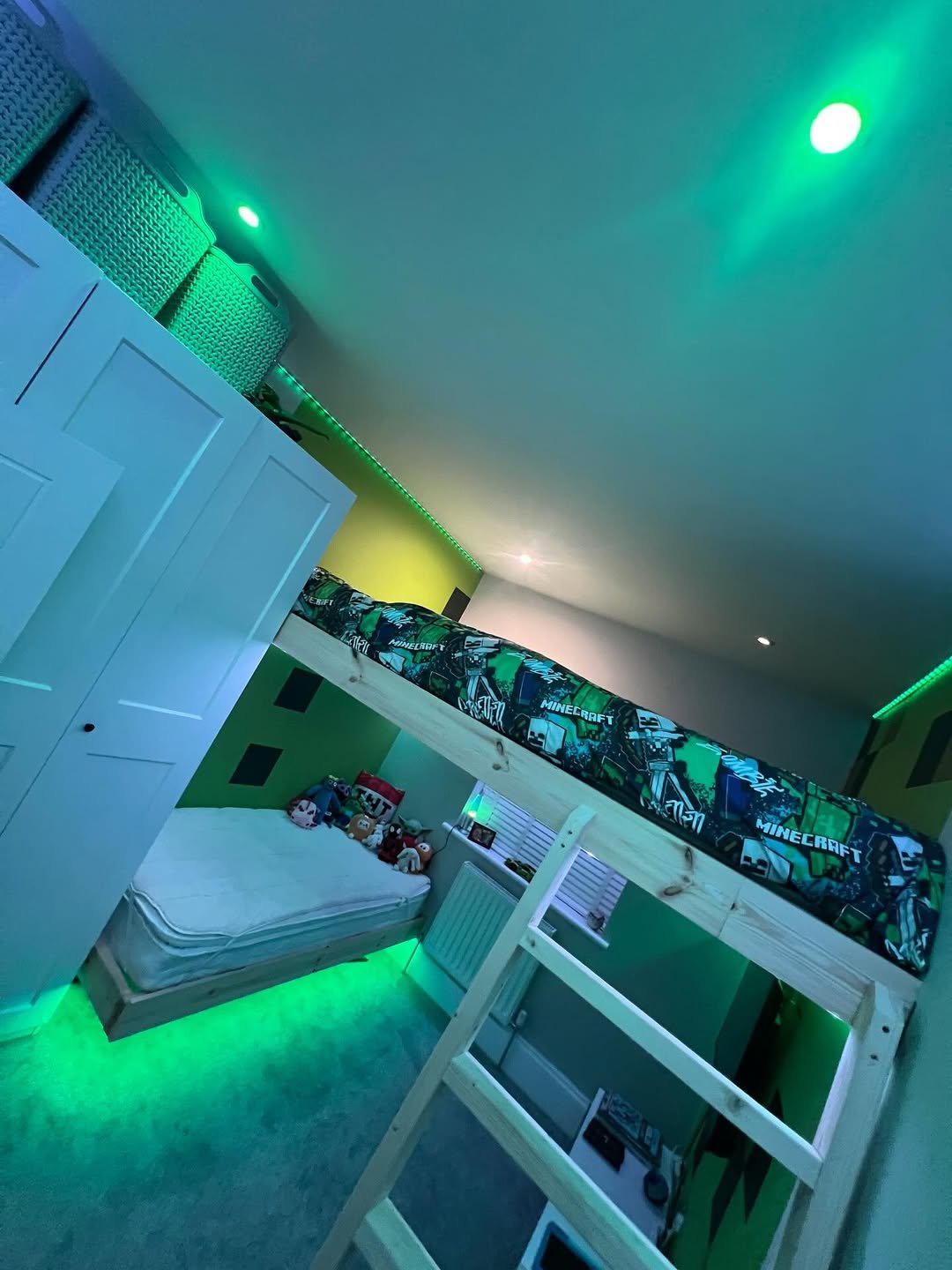 Green LED Loft Lighting