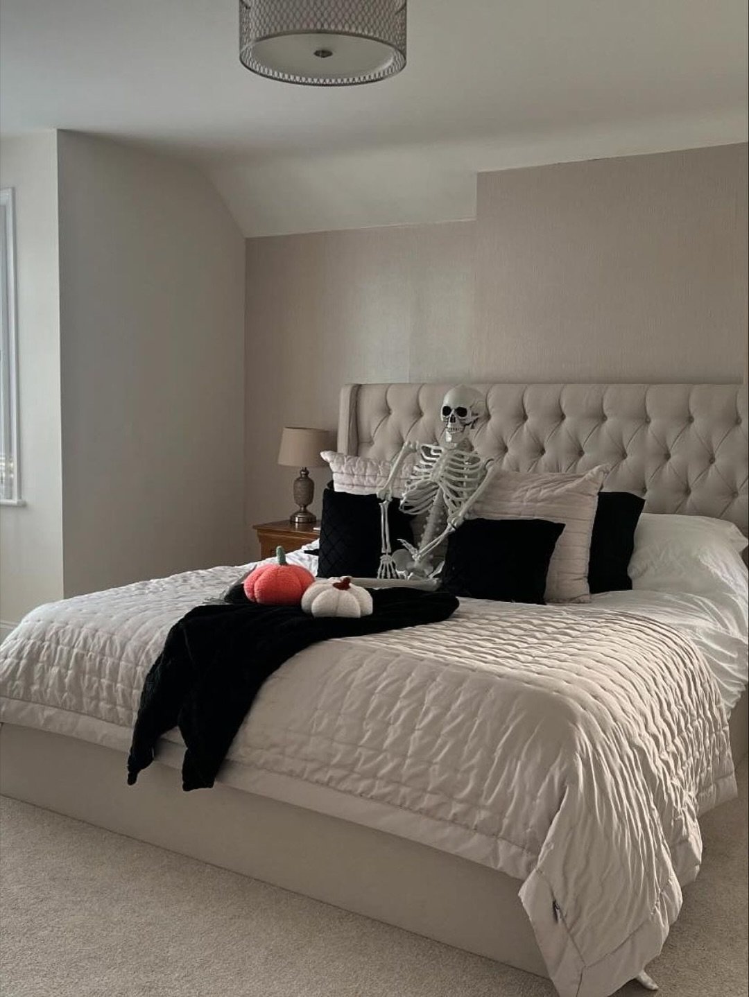 Grown-Up Two-Piece Spooky Bed Styling