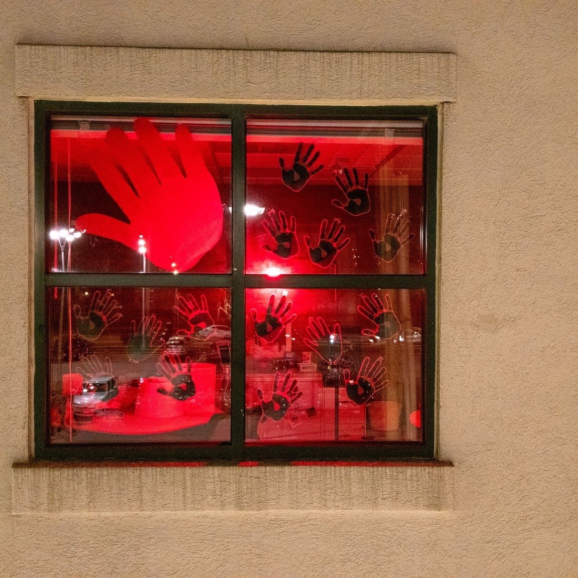 Handprints and Colored Light