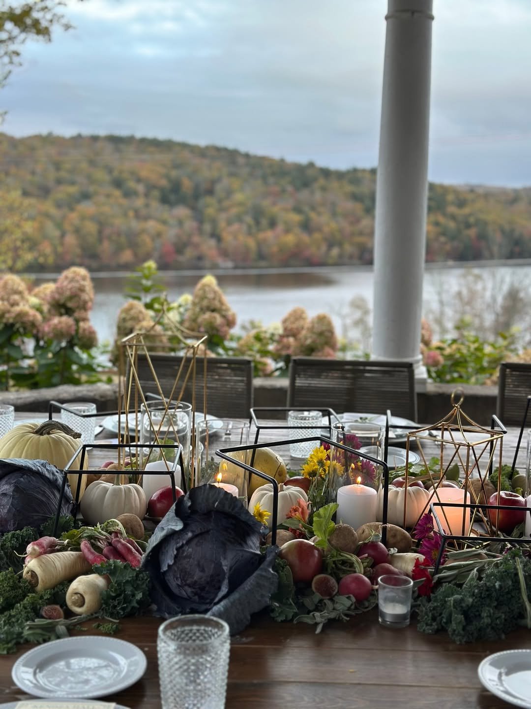 Harvest Table by the Lake