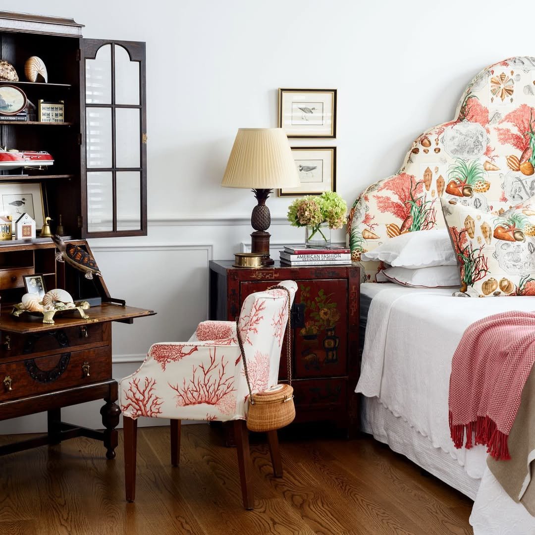 Headboard with a Coral Specimen