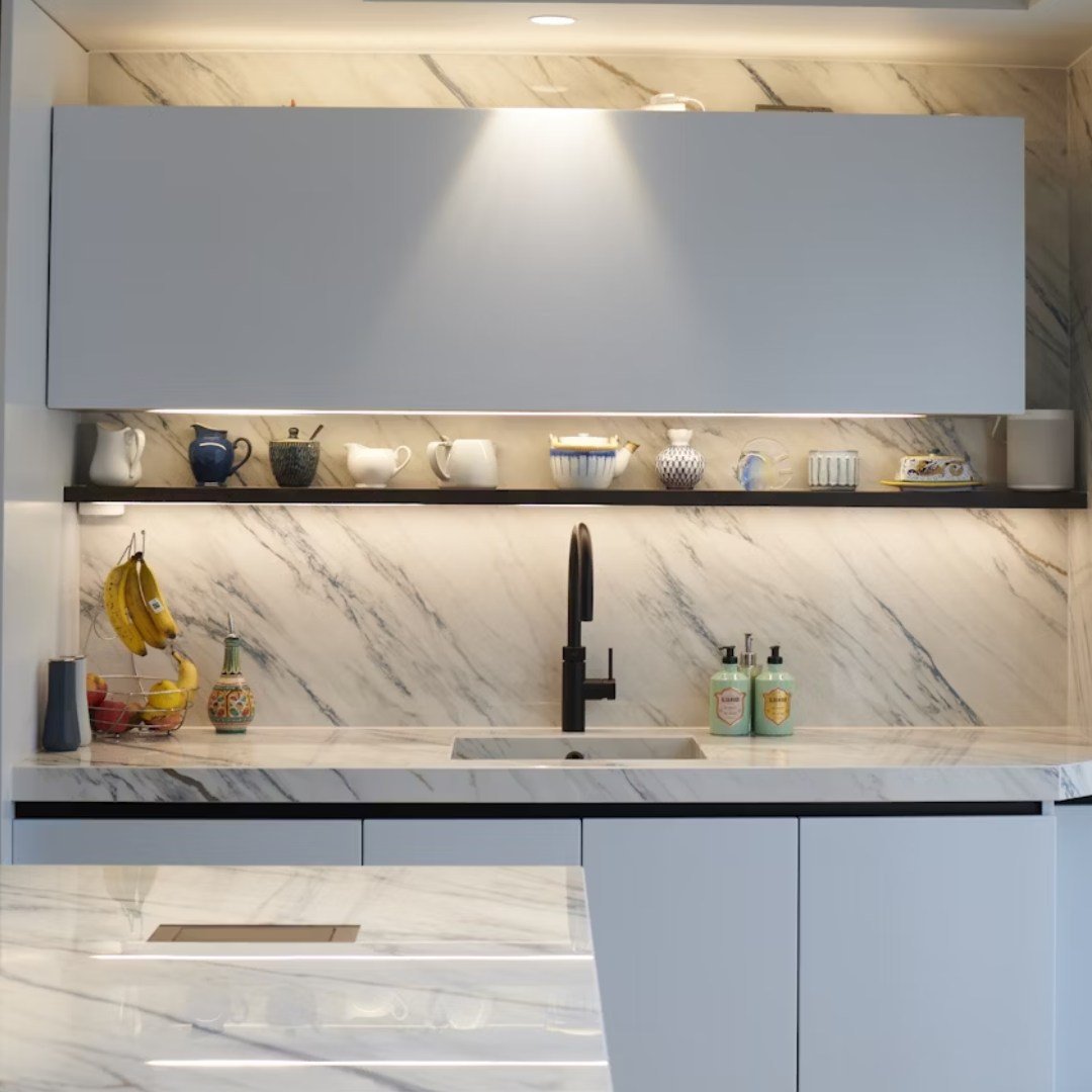 Kitchen in Blue Marble