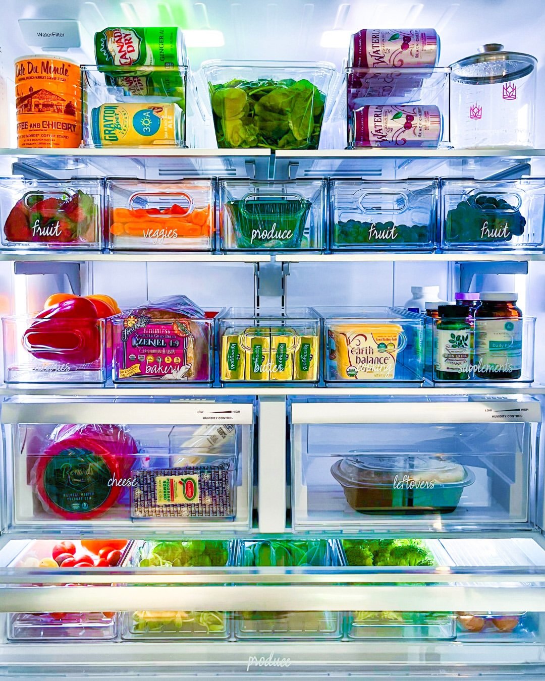Label system by color