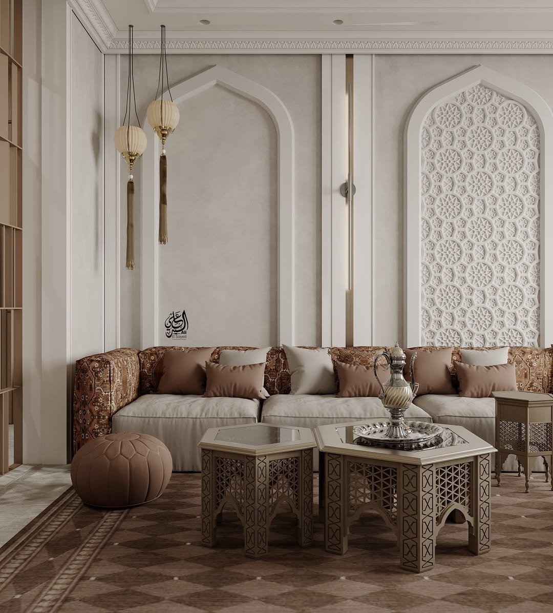 Lantern Salon with Tassels