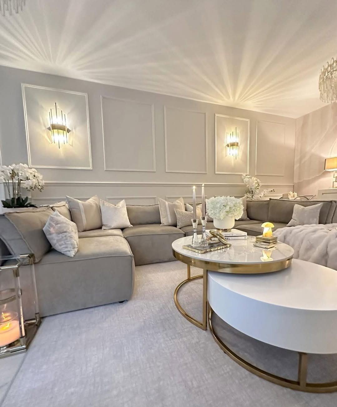 Layered Sconce Lighting