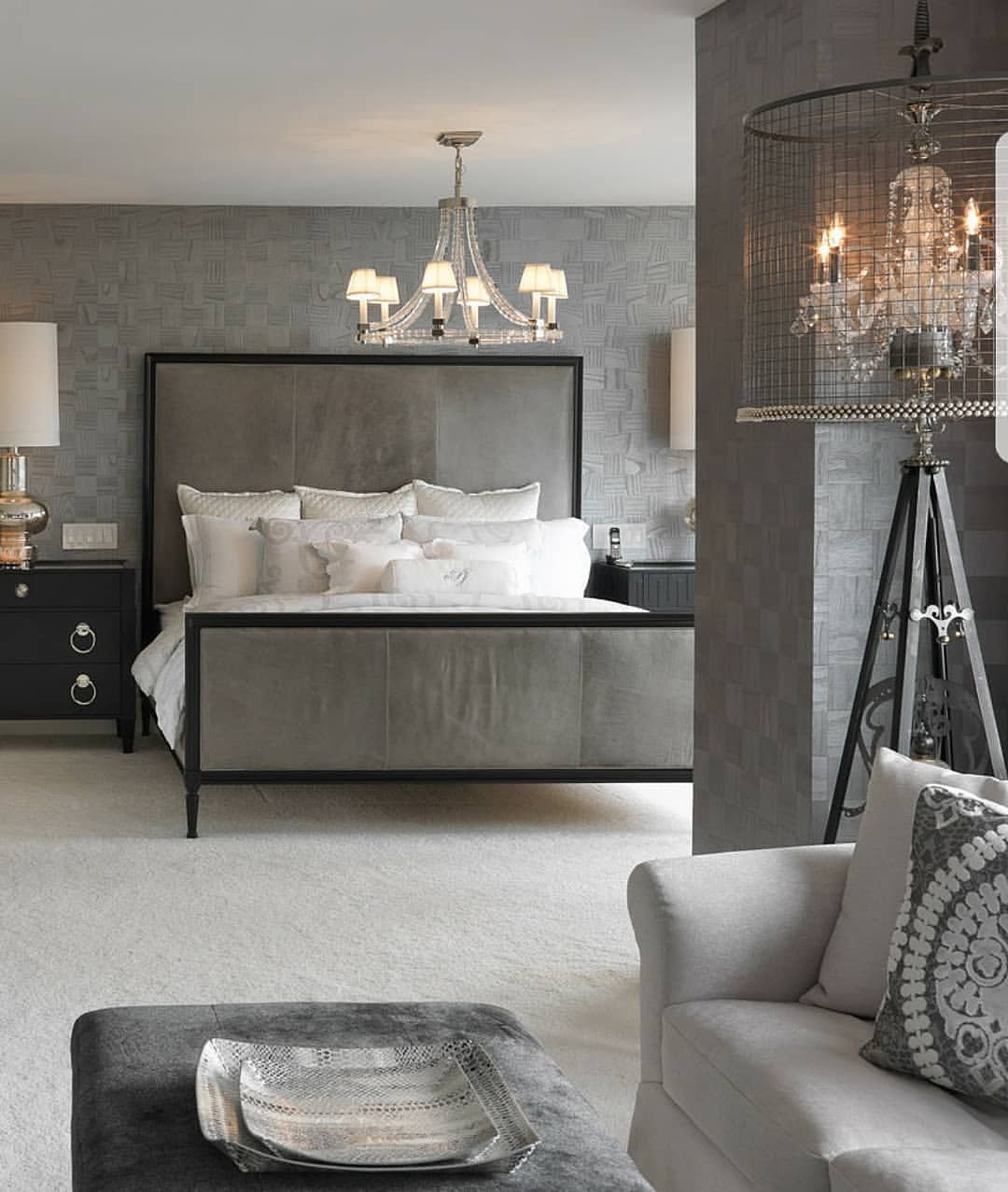Layered Silver Luxe in Tonal Gray