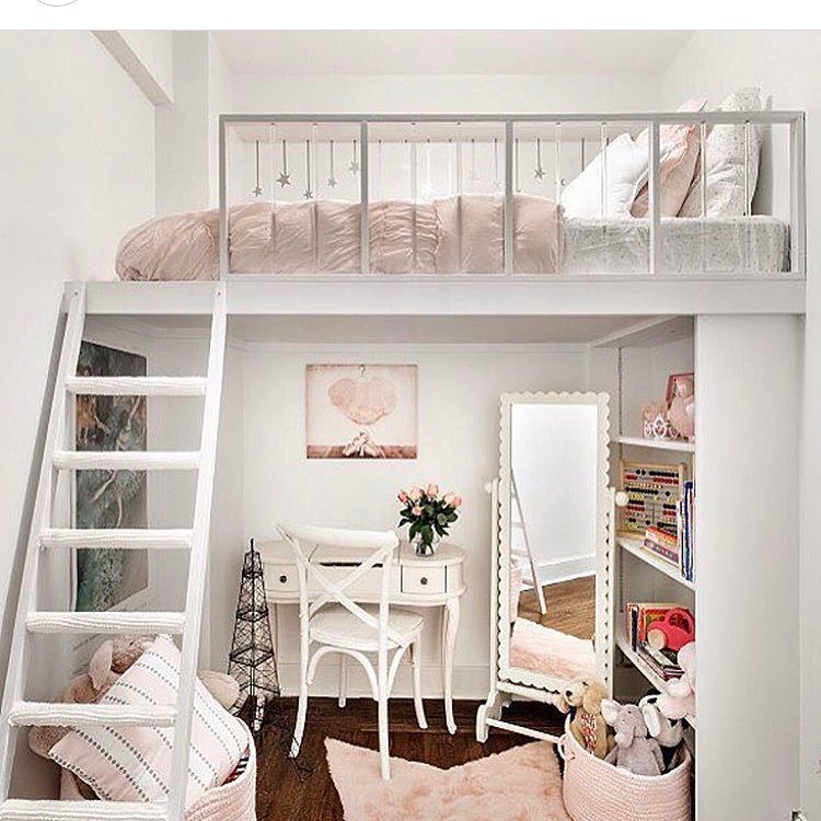 Loft corner in shabby chic style