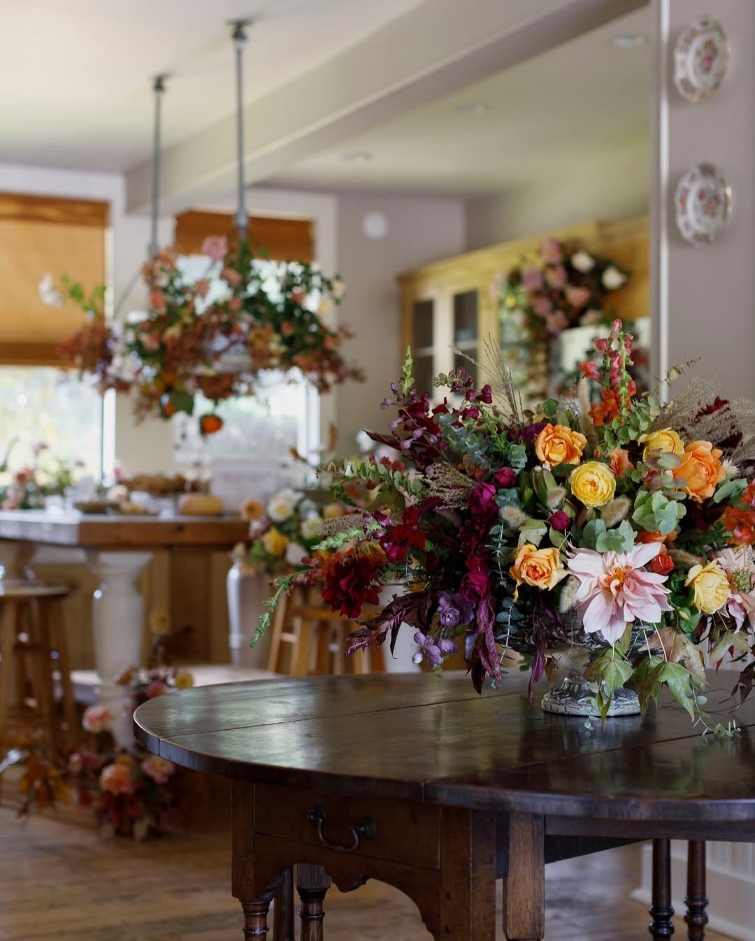 Lush Autumn Flower Display