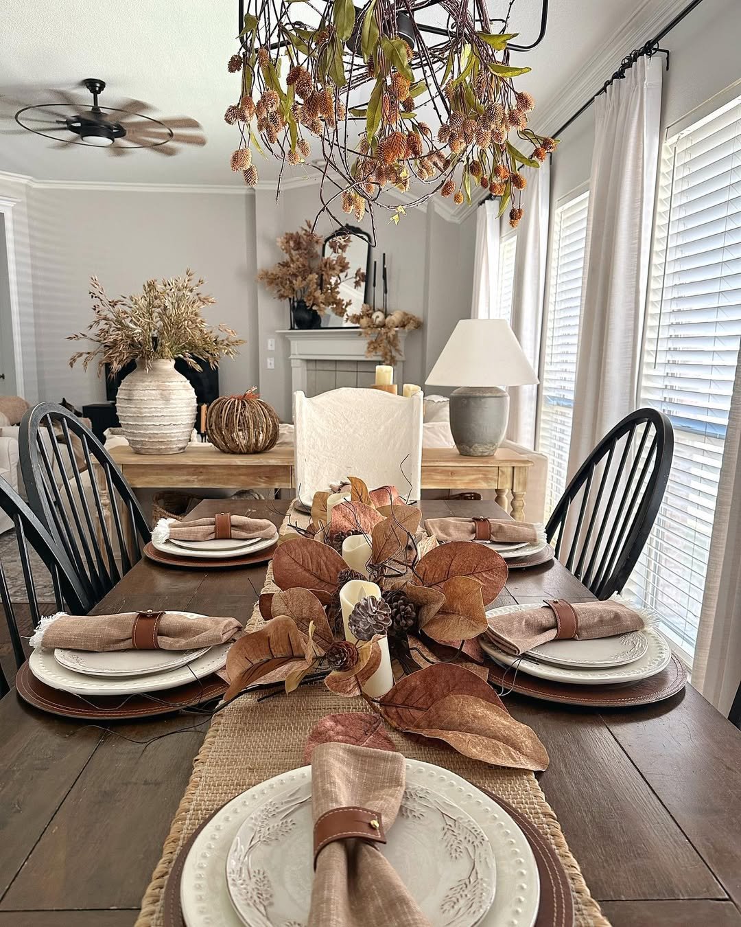 Magnolia Leaf Table Runner