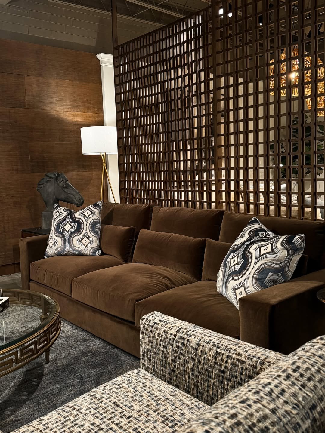 Marble Fireplace with Deep Walls