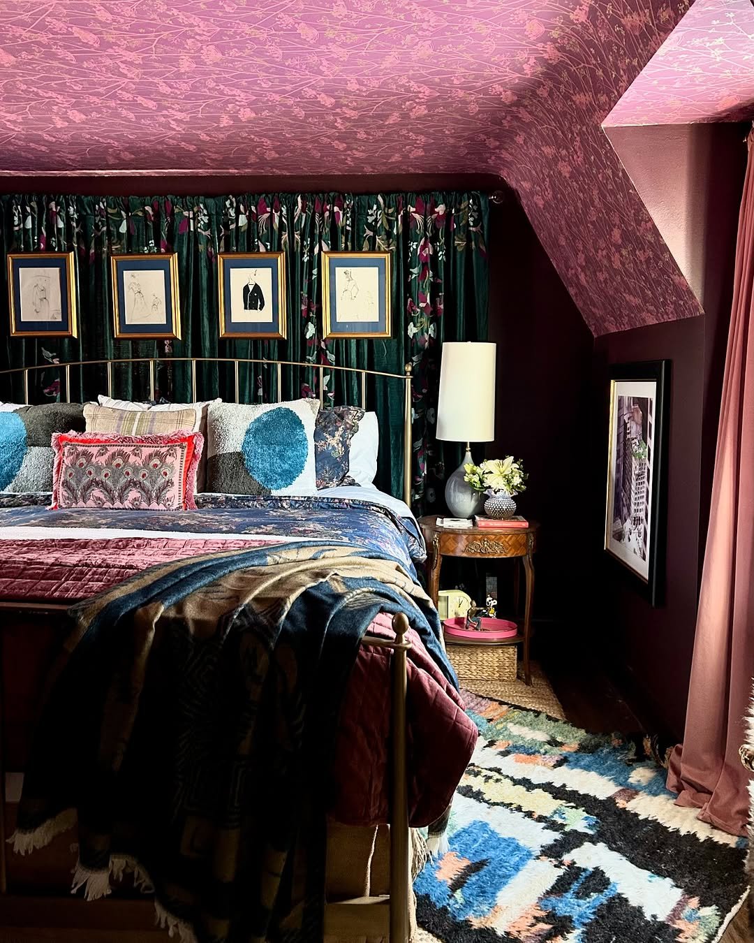 Maximalist Attic Bedroom 2