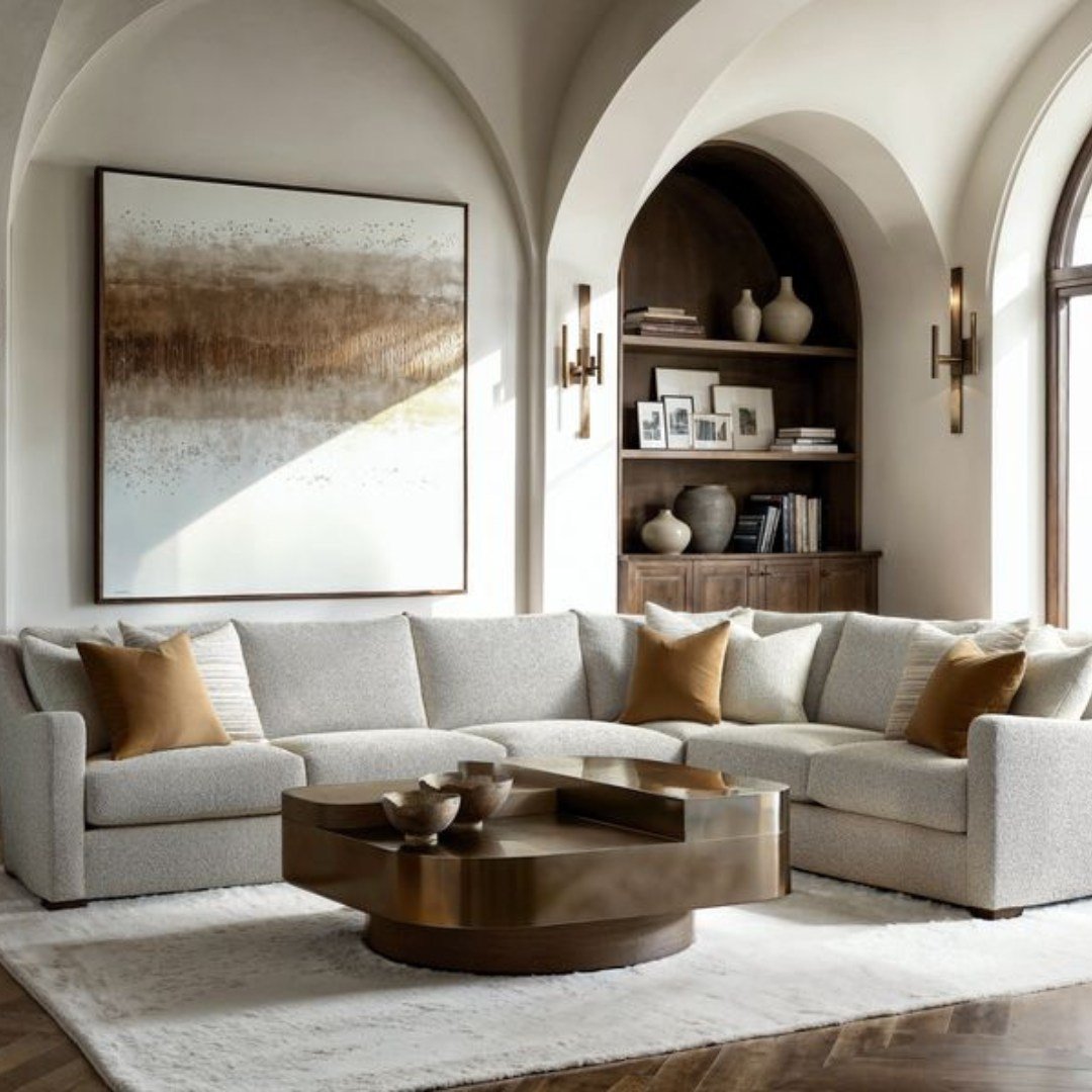 Mediterranean Rooms with Arched Calm
