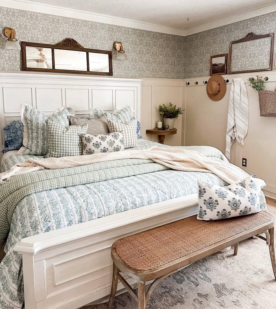 Mixed Blue Print Patterns