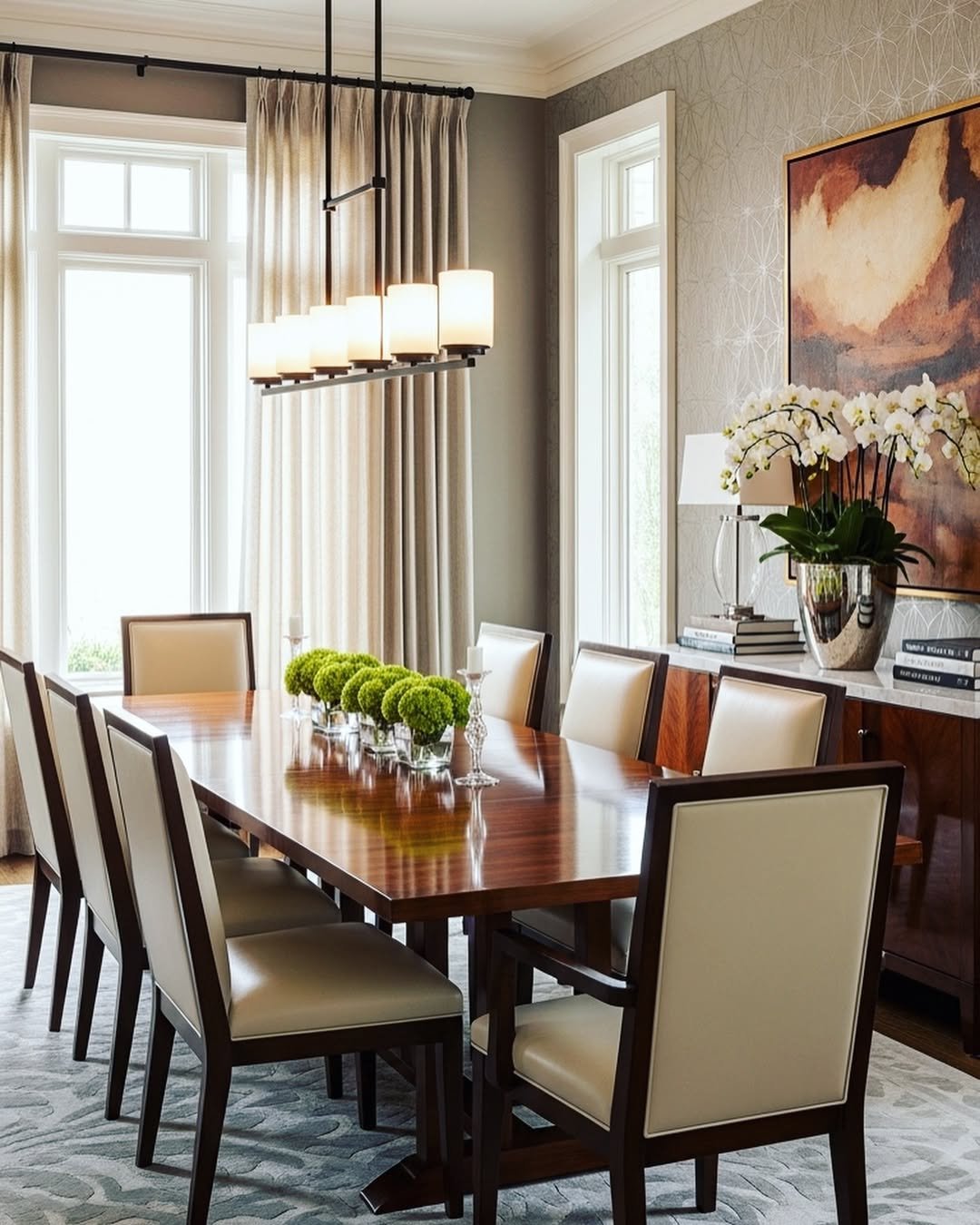 Modern Dining with a Tailored Look 8