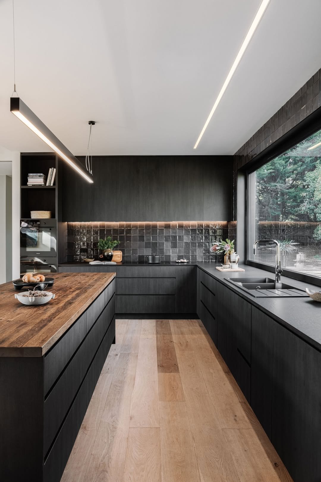 Modern Organic Reclaimed Wood Kitchen