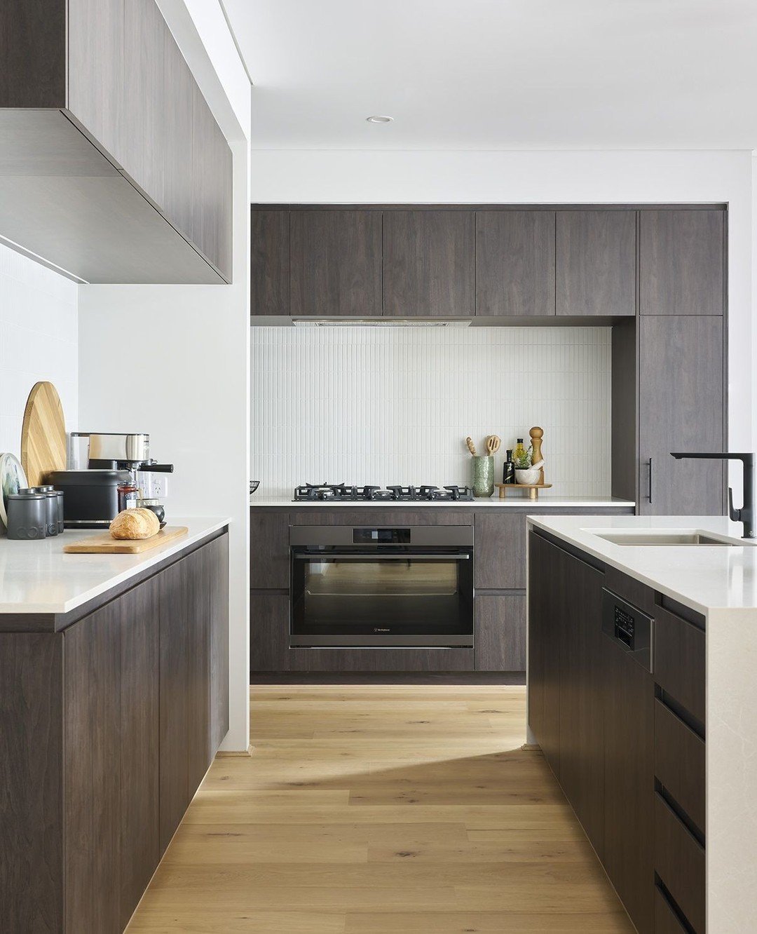 Modern Timber Look Kitchen