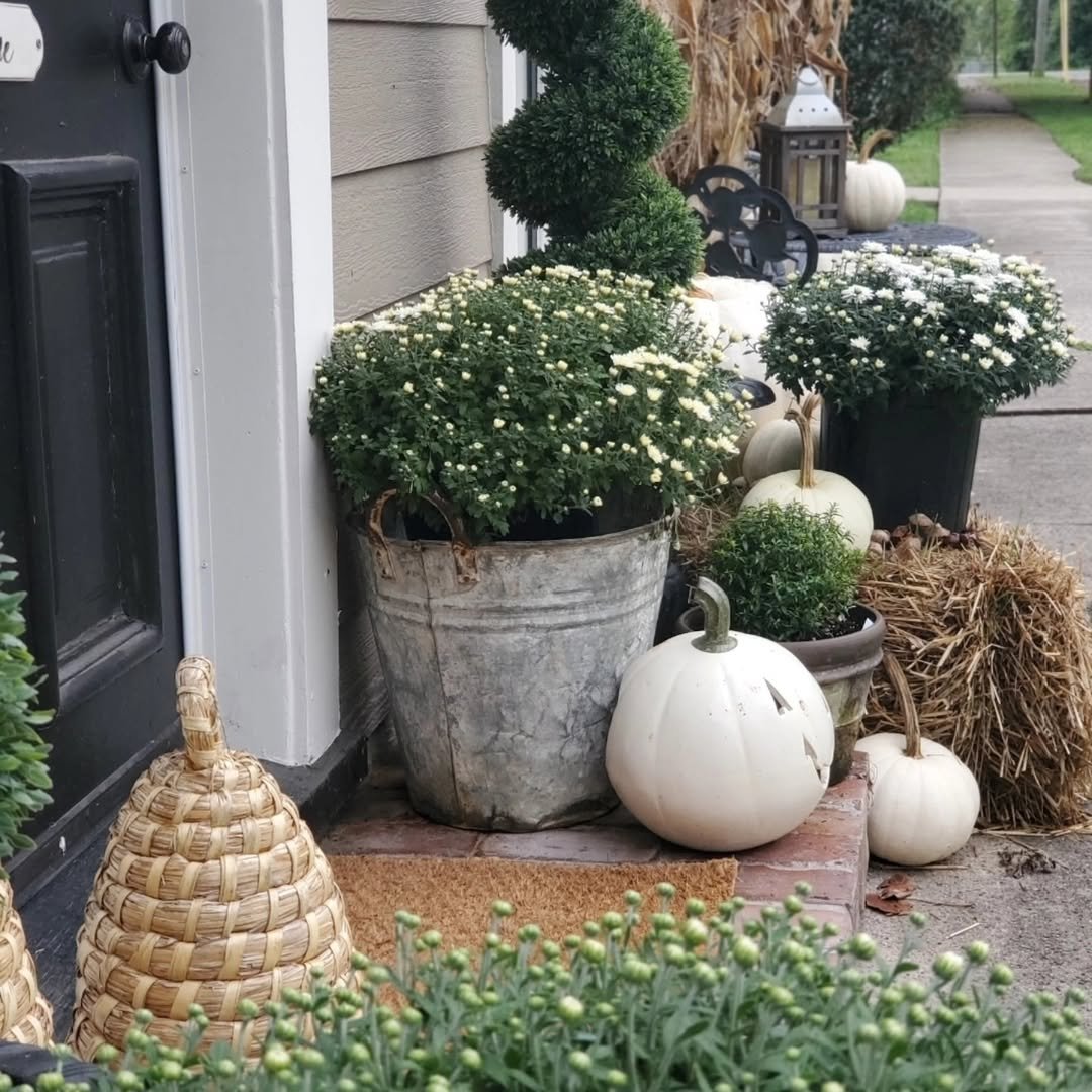 Neutral Fall Harvest Porch