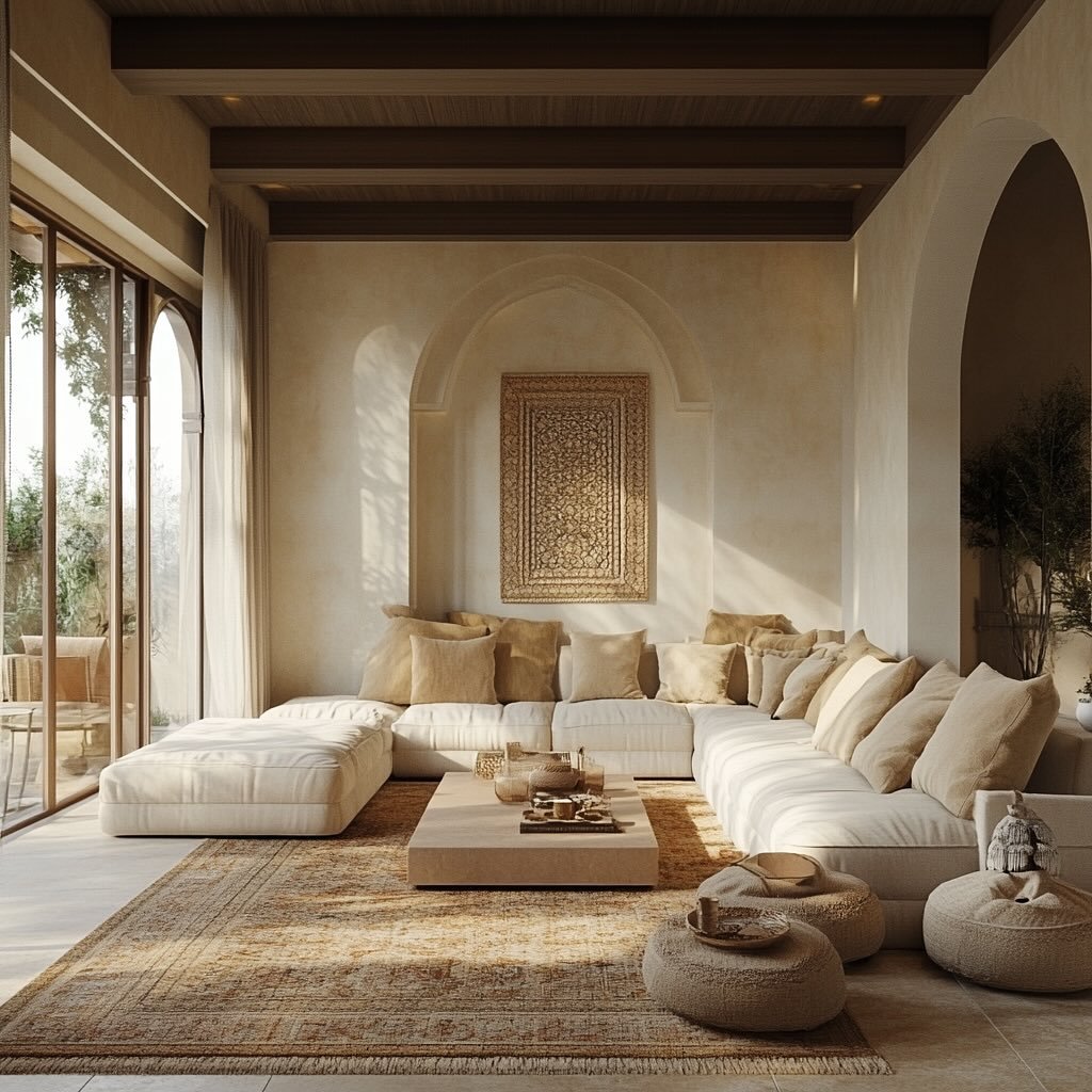Neutral Lounge in Sunlight