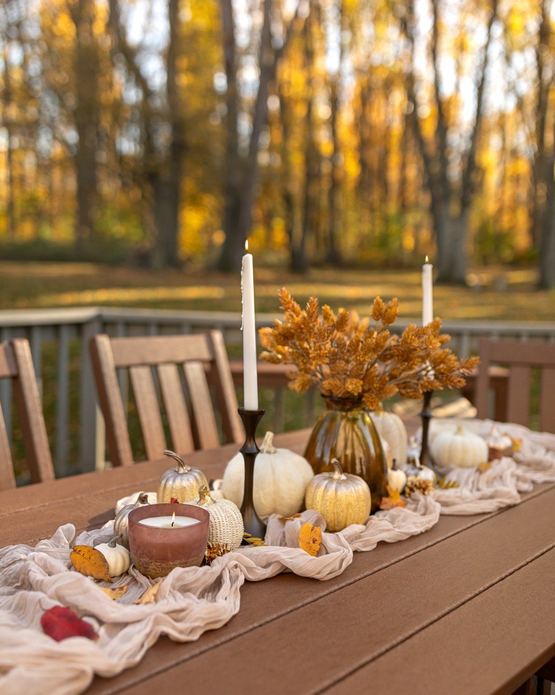 Neutral Pumpkin Patio Table