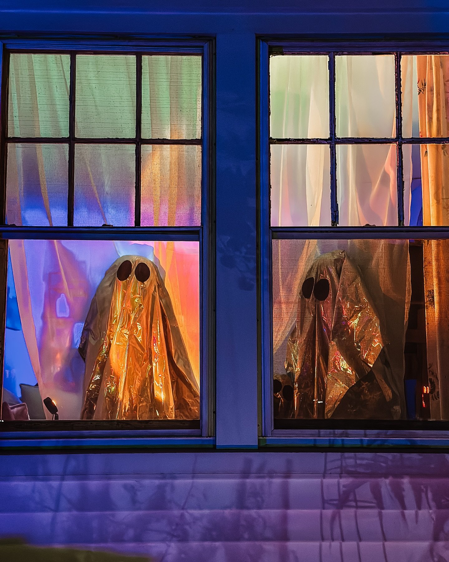 Nighttime Glowing Ghosts