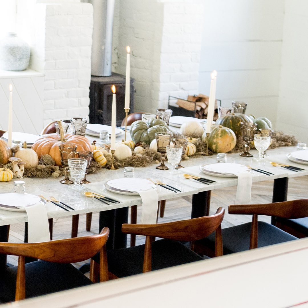 Nordic Pumpkin Tablescape