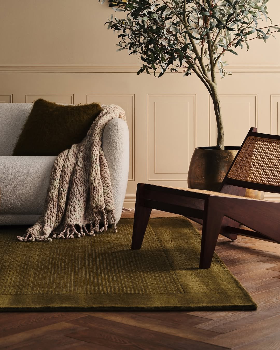 Olive Plush Rug