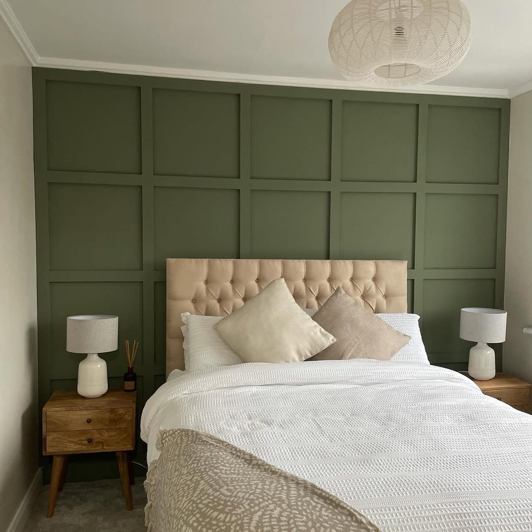 Olive Wall Paneling