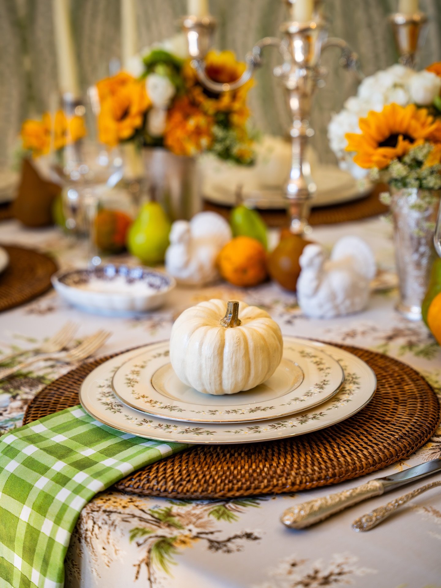 One White Pumpkin for Each Plate