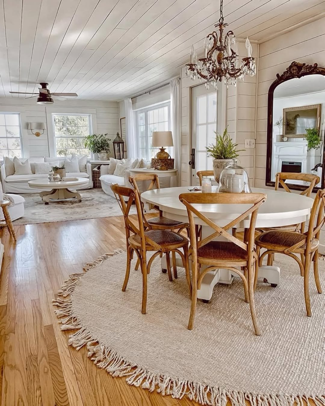 Open Farmhouse in White