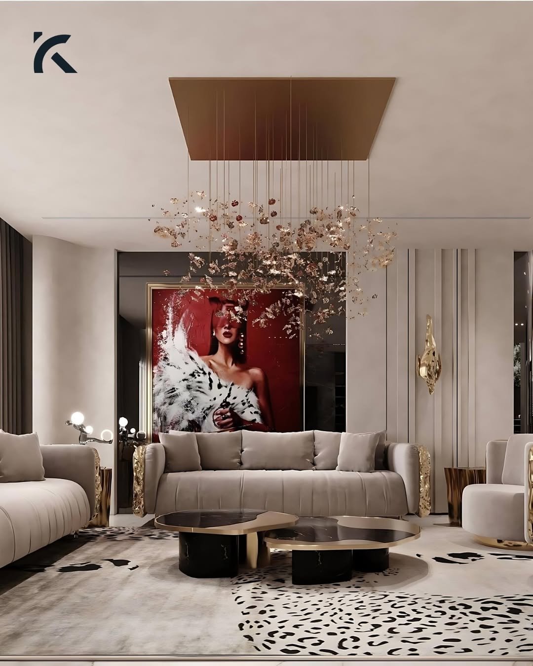 Open Plan with Mirrors