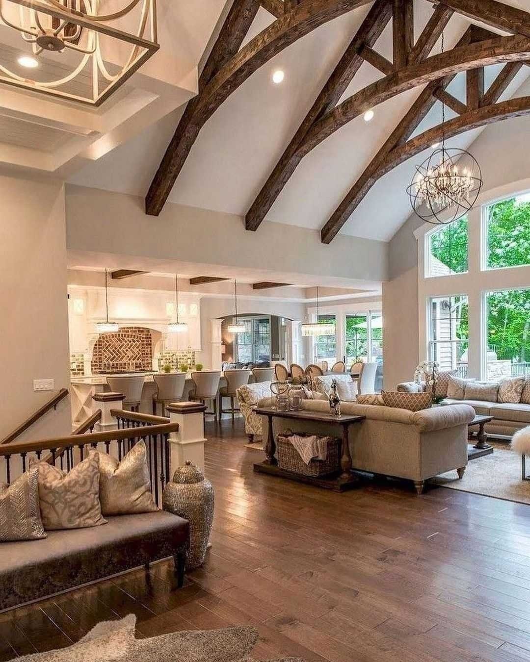 Open Plan with Timber Trusses