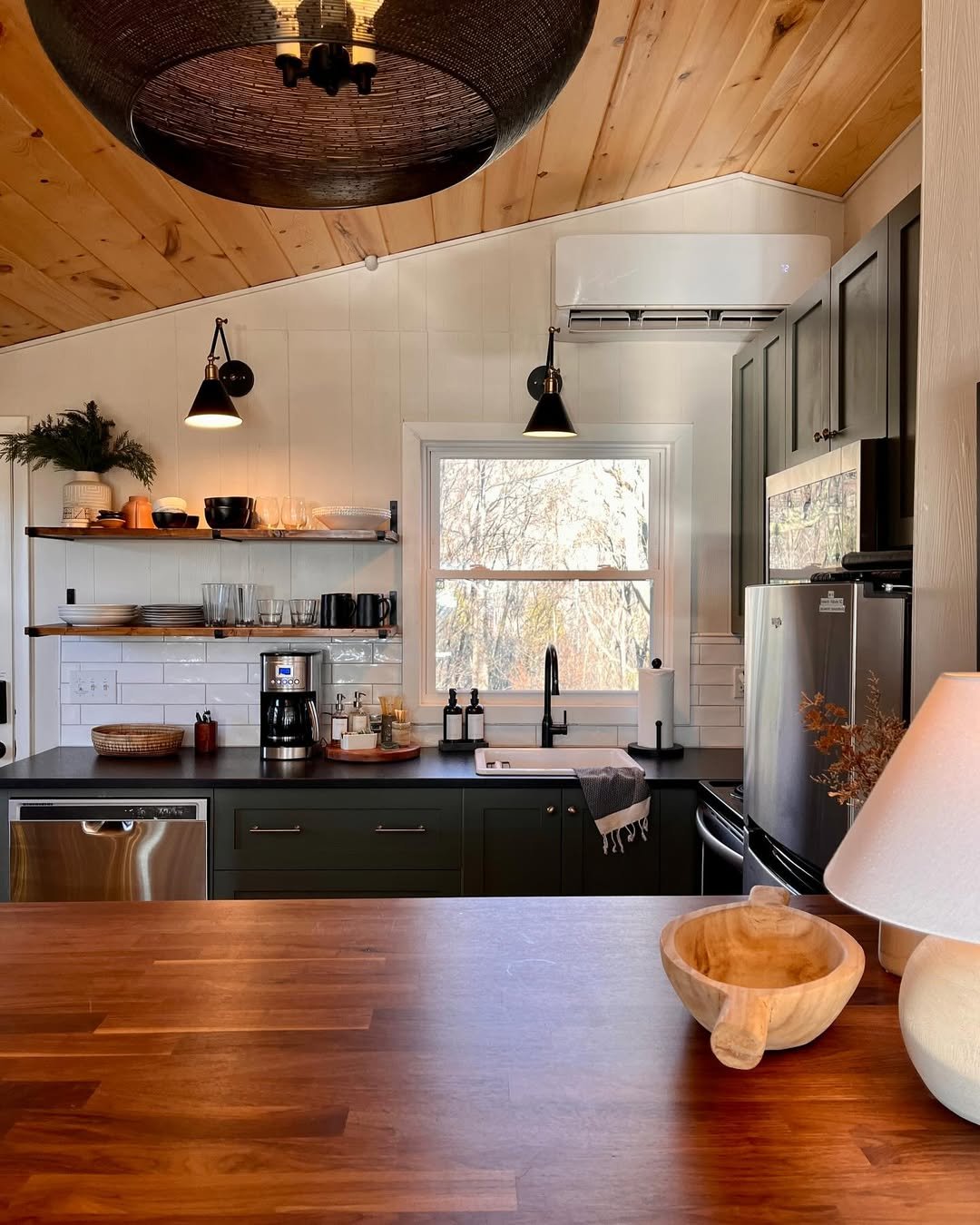 Open Shelf Cabin Kitchen