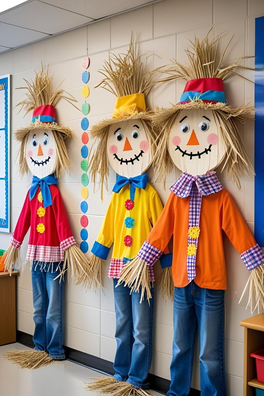 Oversized Hallway Scarecrow