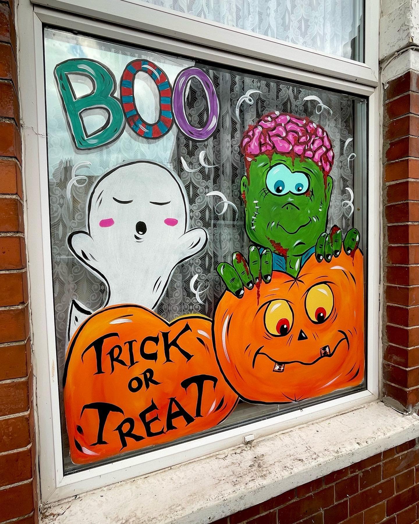 Painted Window Sign