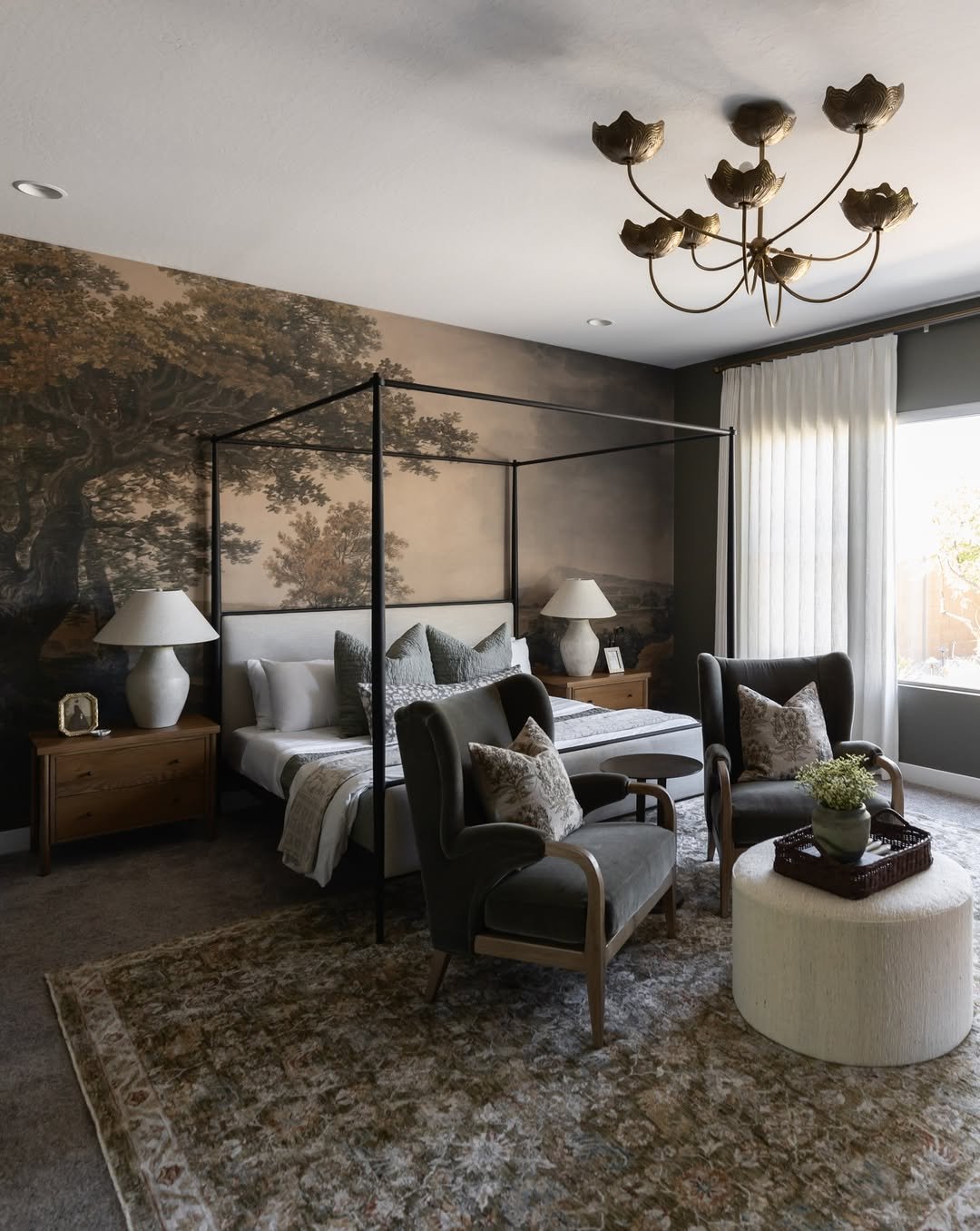 Painterly Gray with Brown Undertones