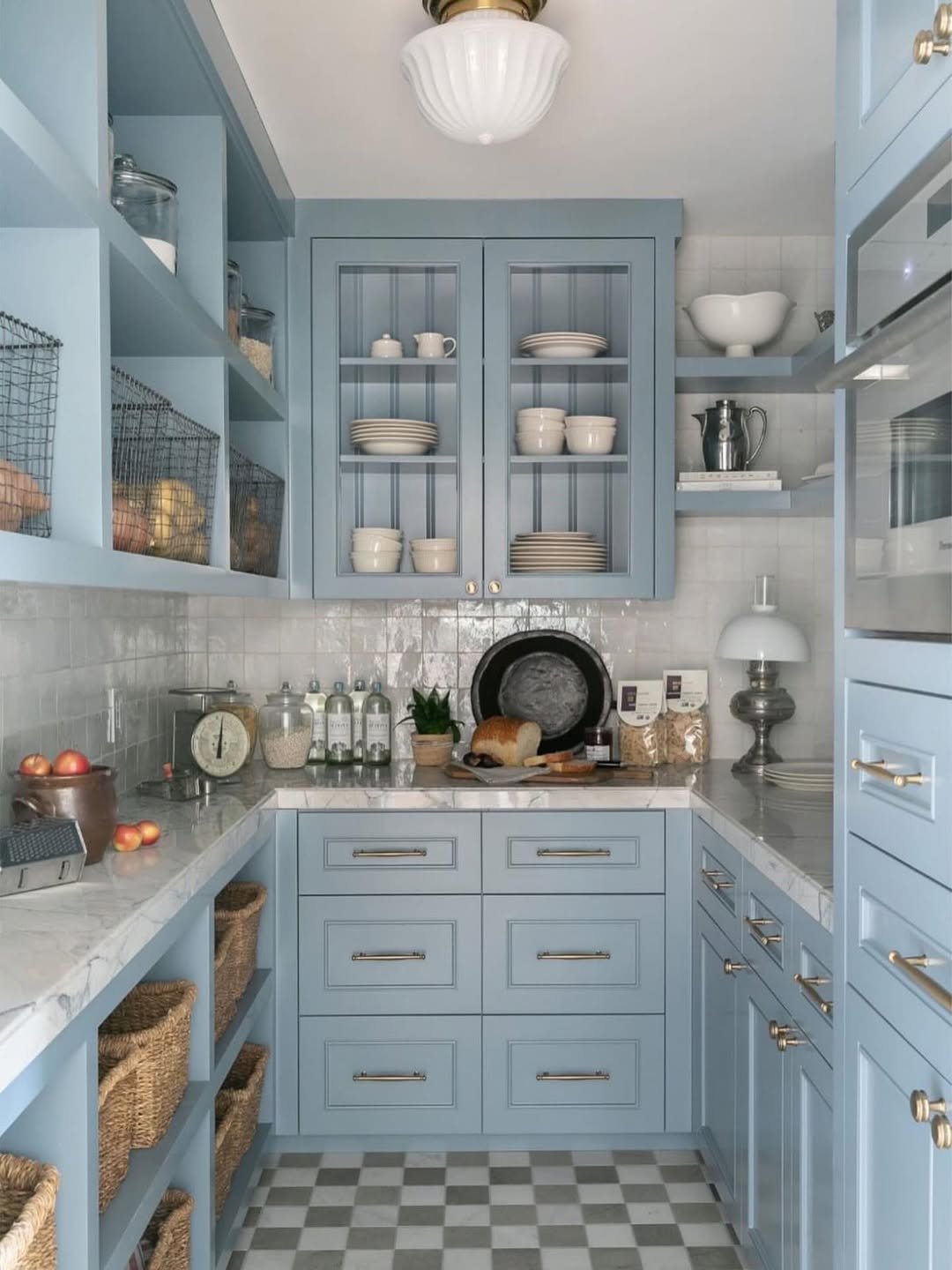 Pantry in Powder Blue