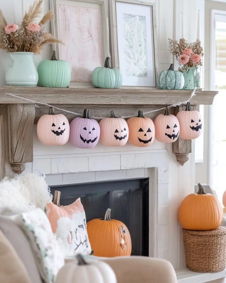 Pastel Halloween Decor