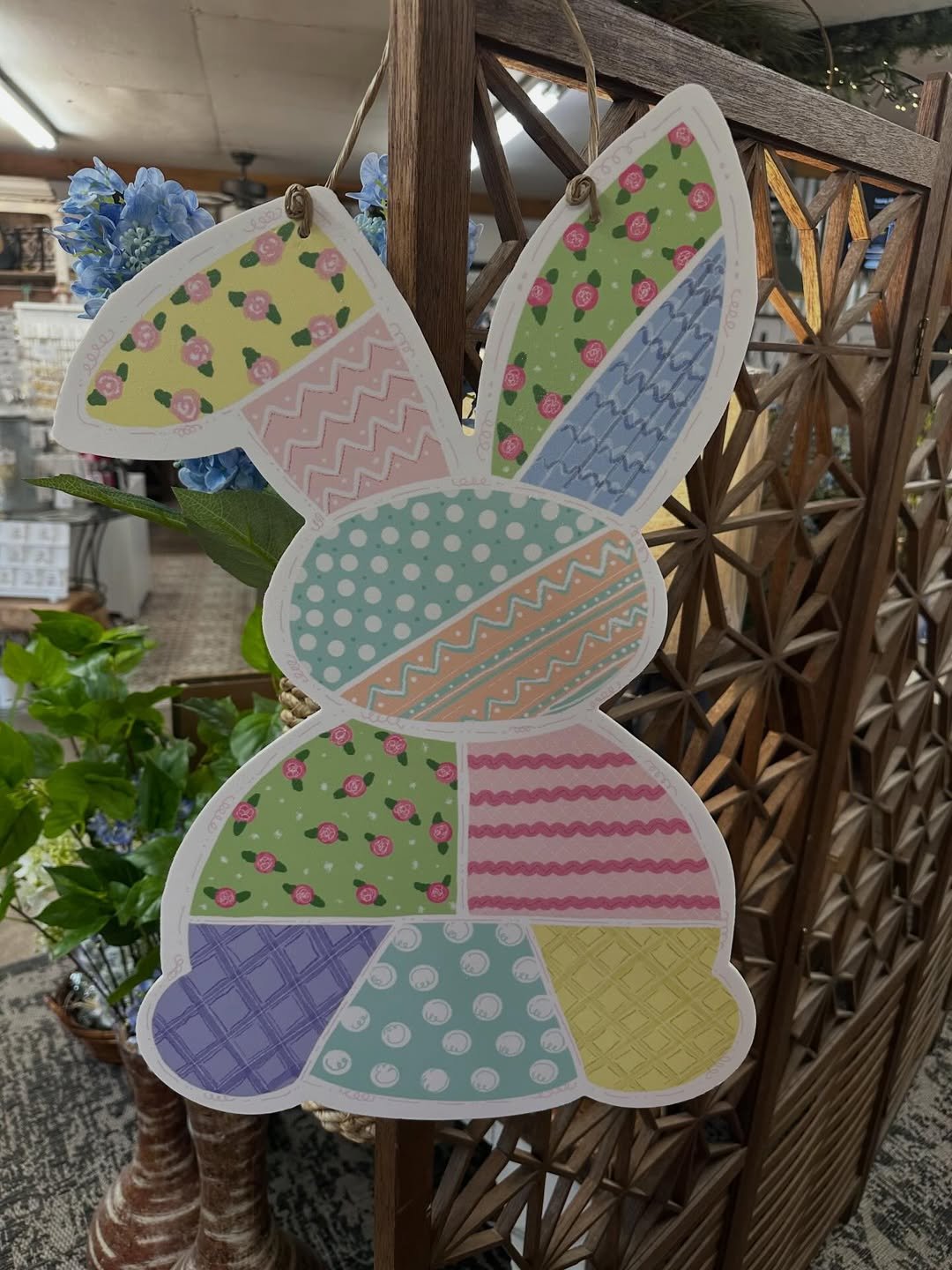 Patchwork Bunny Decoration