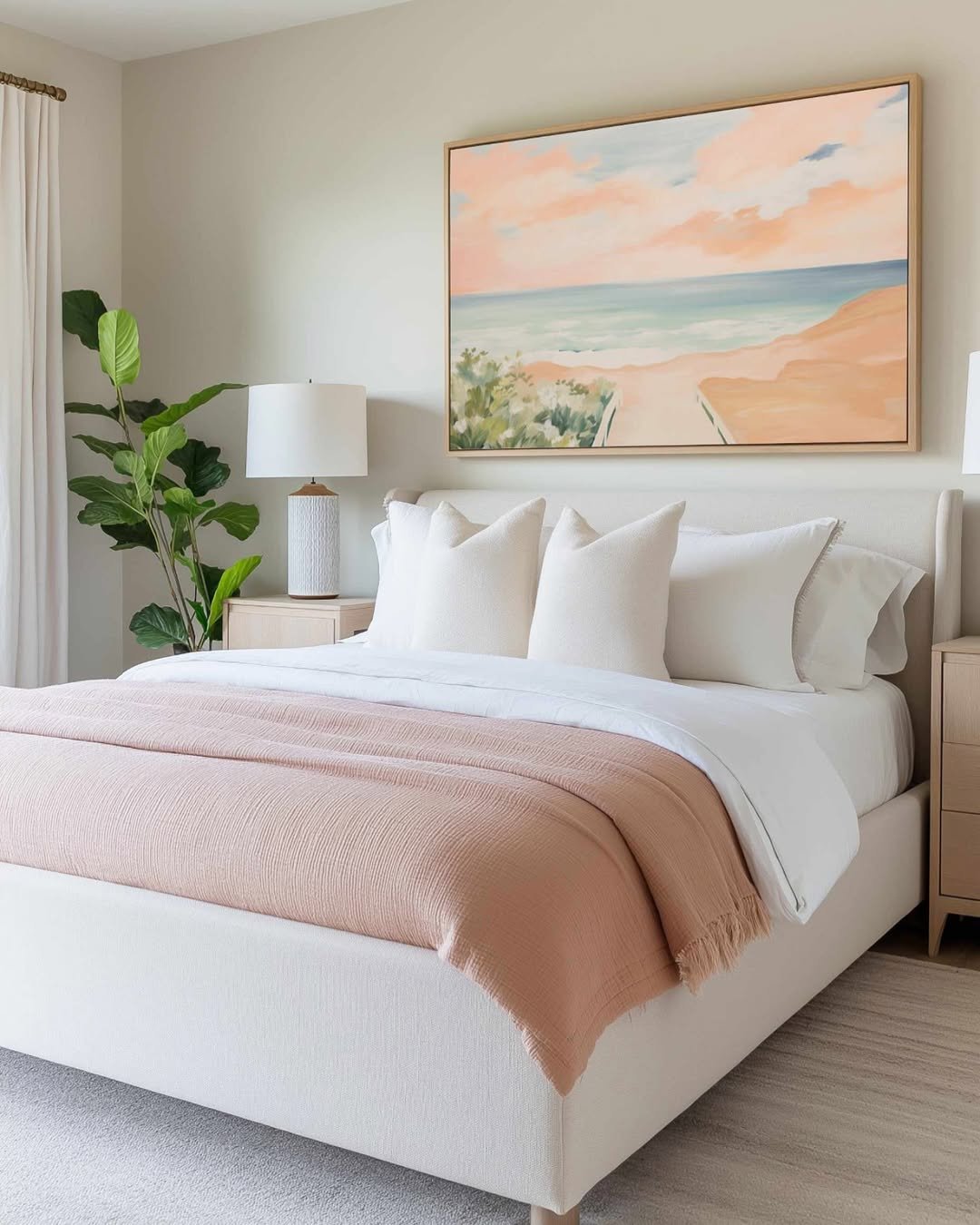 Peach Horizon Light
