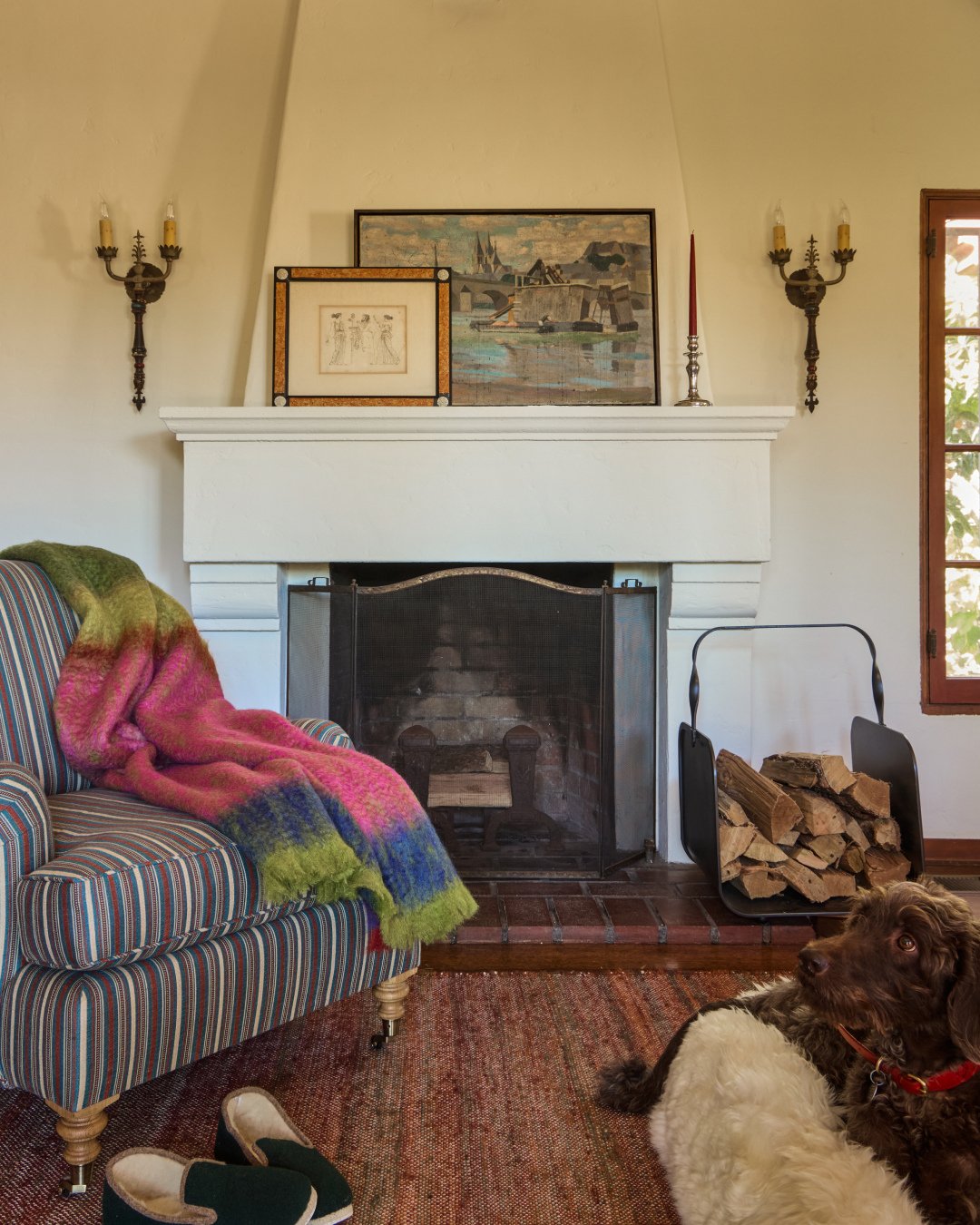 Pet-Friendly Spanish Revival Hearth