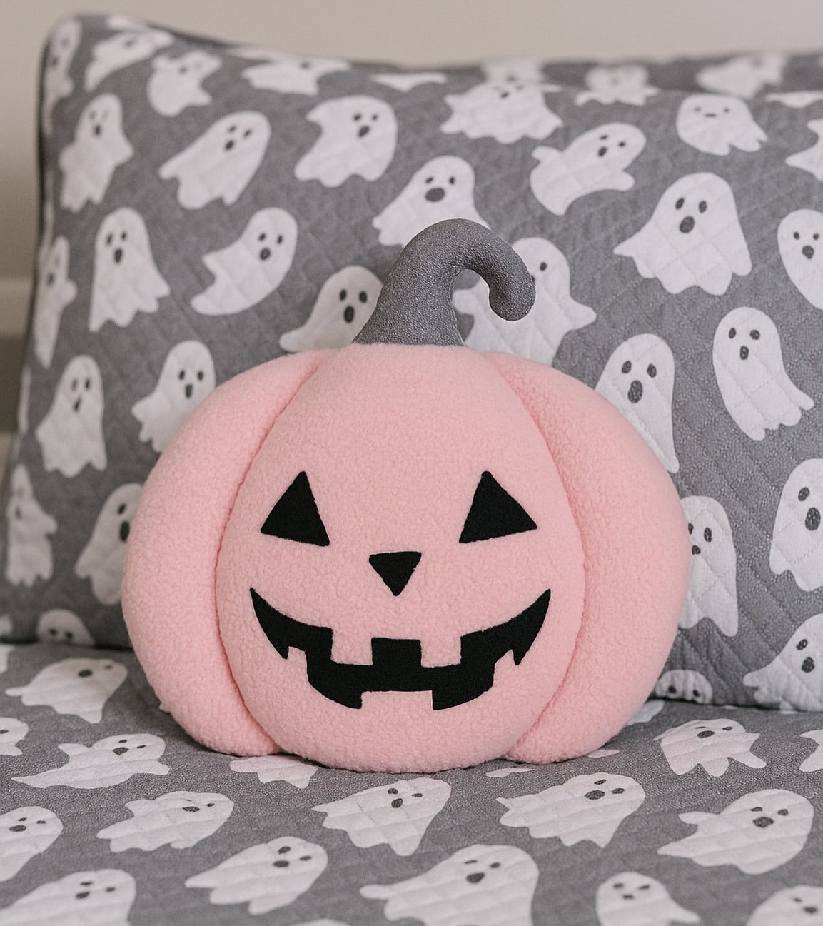 Pink Pumpkin Pillow