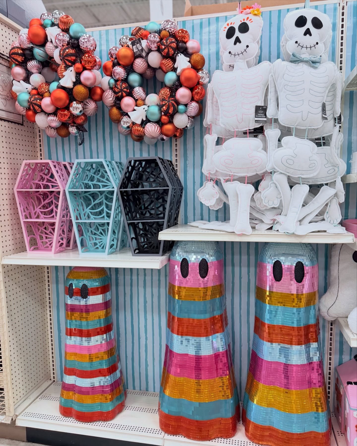 Pink Retail Halloween Decor
