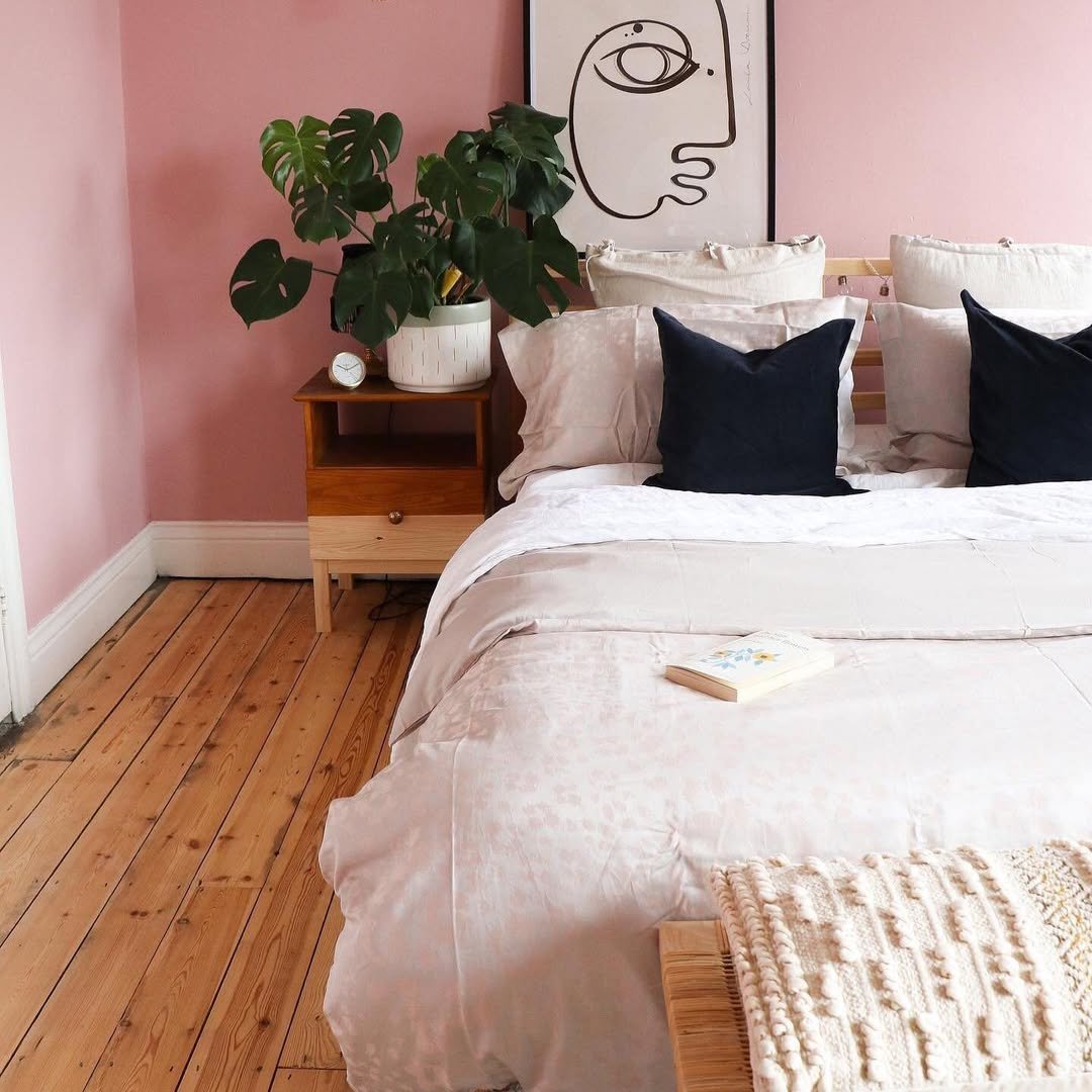 Pink Walls with Navy 17