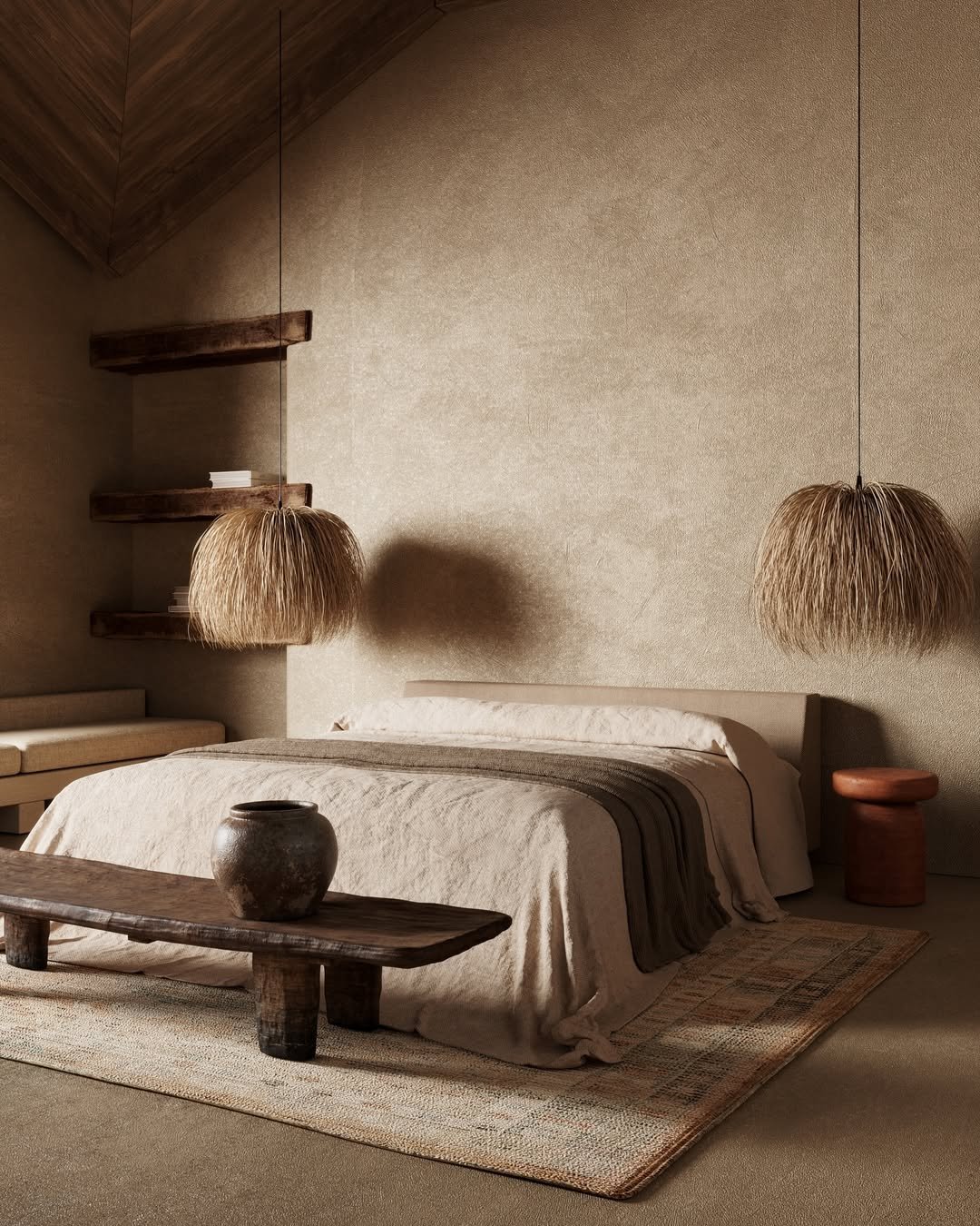 Plaster with Wabi-Sabi Calm