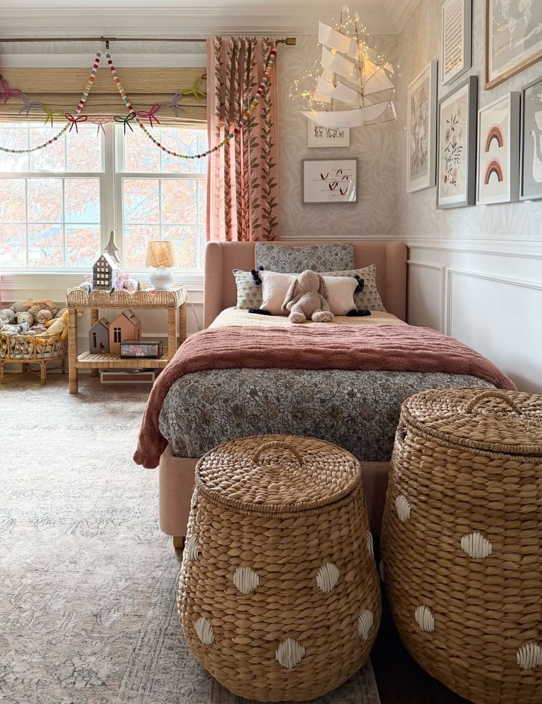 Playful Pink Coastal Child Nook