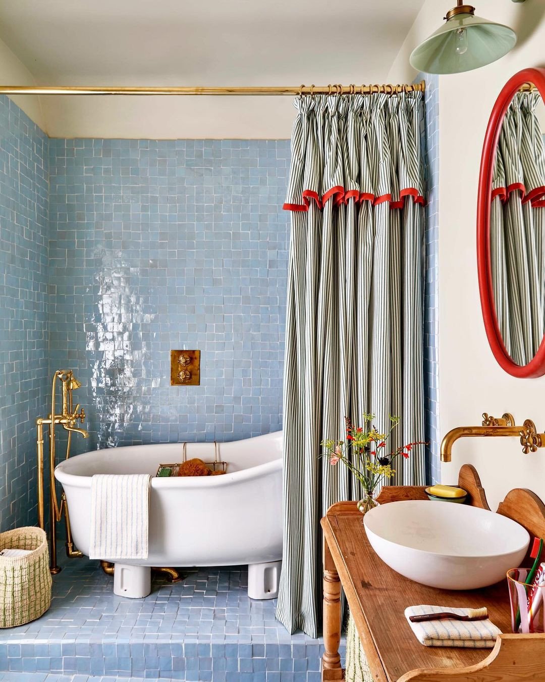 Playful Striped Accent