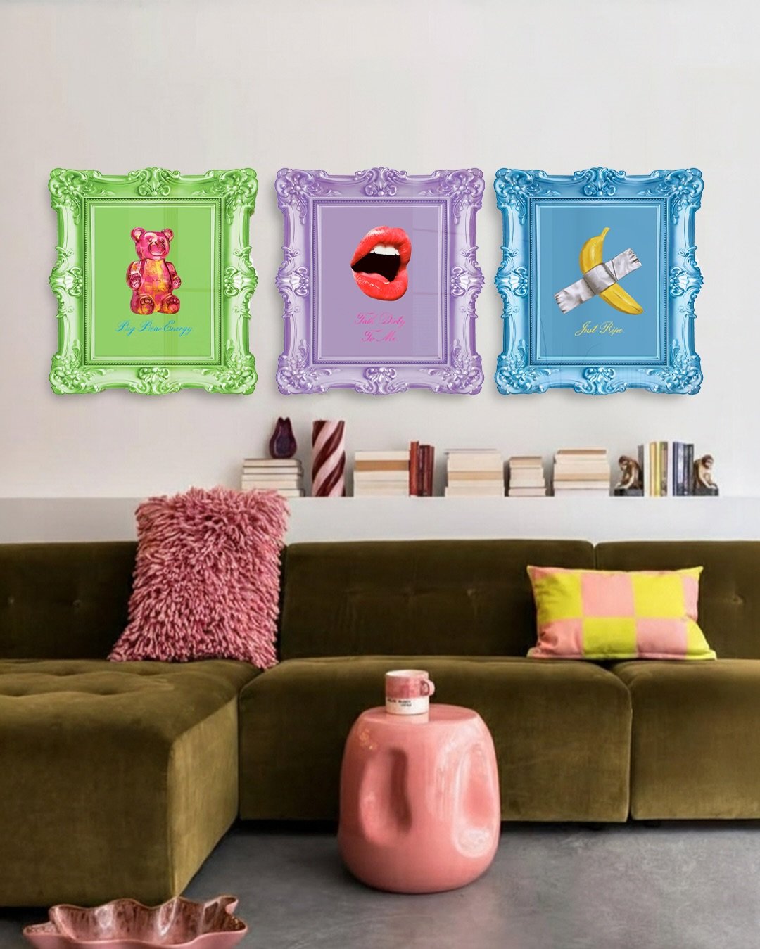 Pop Art in Ornate Frames